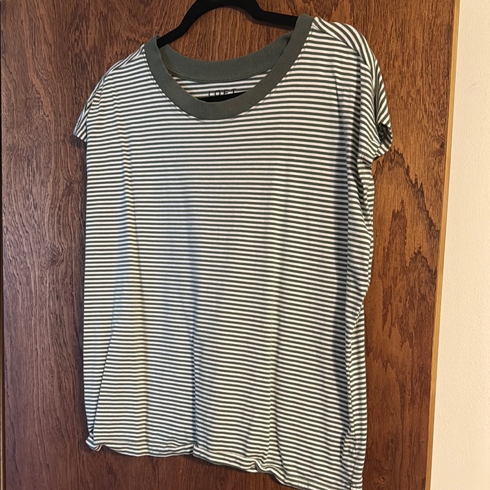 Striped Short Sleeve Top